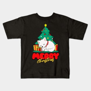 Merry Christmas Cute Kawaii Kids T-Shirt